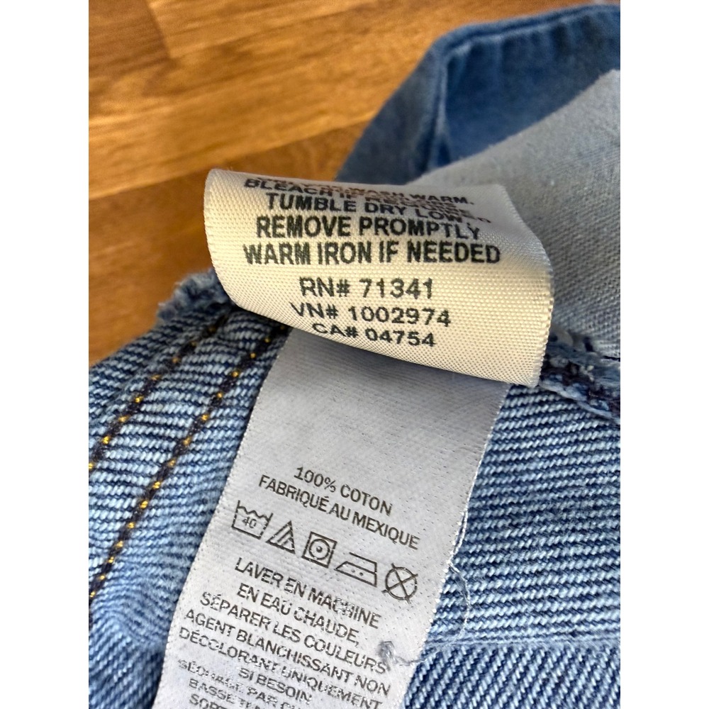 LL Bean Original Fit Straight Leg Jeans Womens 18 Reg Medium Wash Blue Cotton - Picture 7 of 10